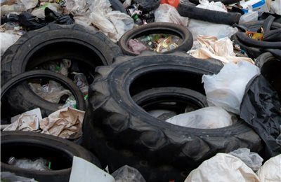 Funkčné textílie vyrobené z recyklovaných automobilových pneumatík